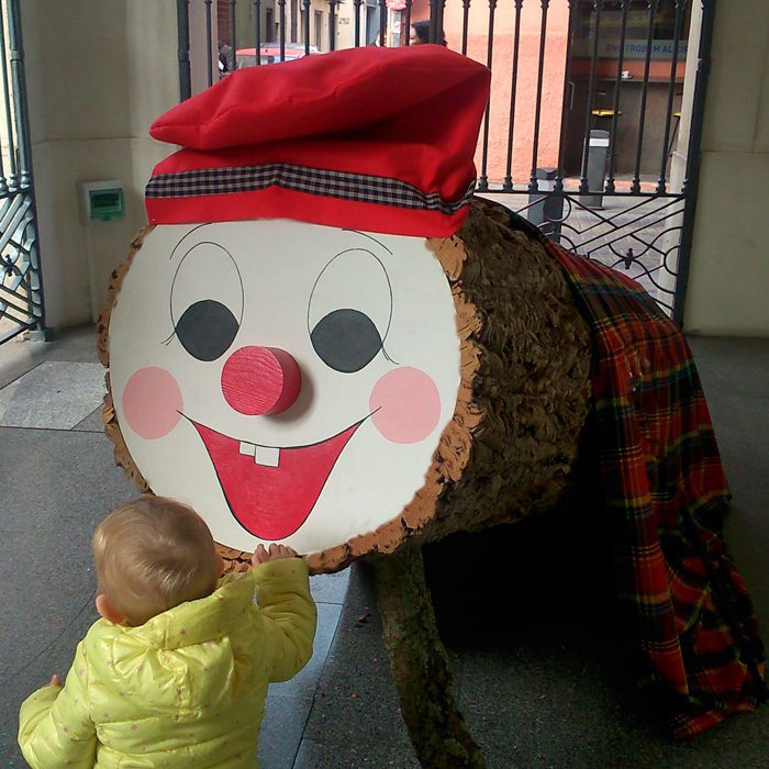 El Tió del Ayuntamiento de Badalona