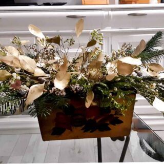 Centre de Taula Or i Verd