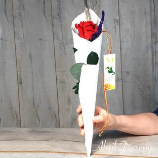 Roses Preservades amb Espigues de Blat